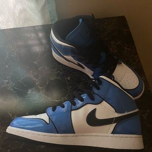 JORDAN 1 MID - SIGNAL BLUE